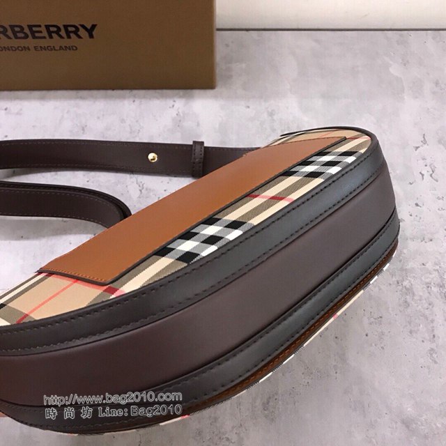 Burberry專櫃新款女包 巴寶莉時裝秀款格紋肩背包  db1173